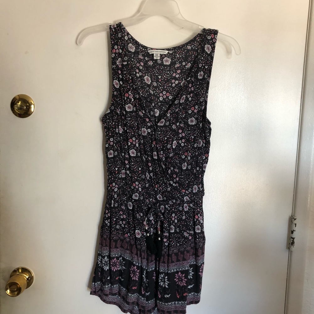 American Eagle floral romper